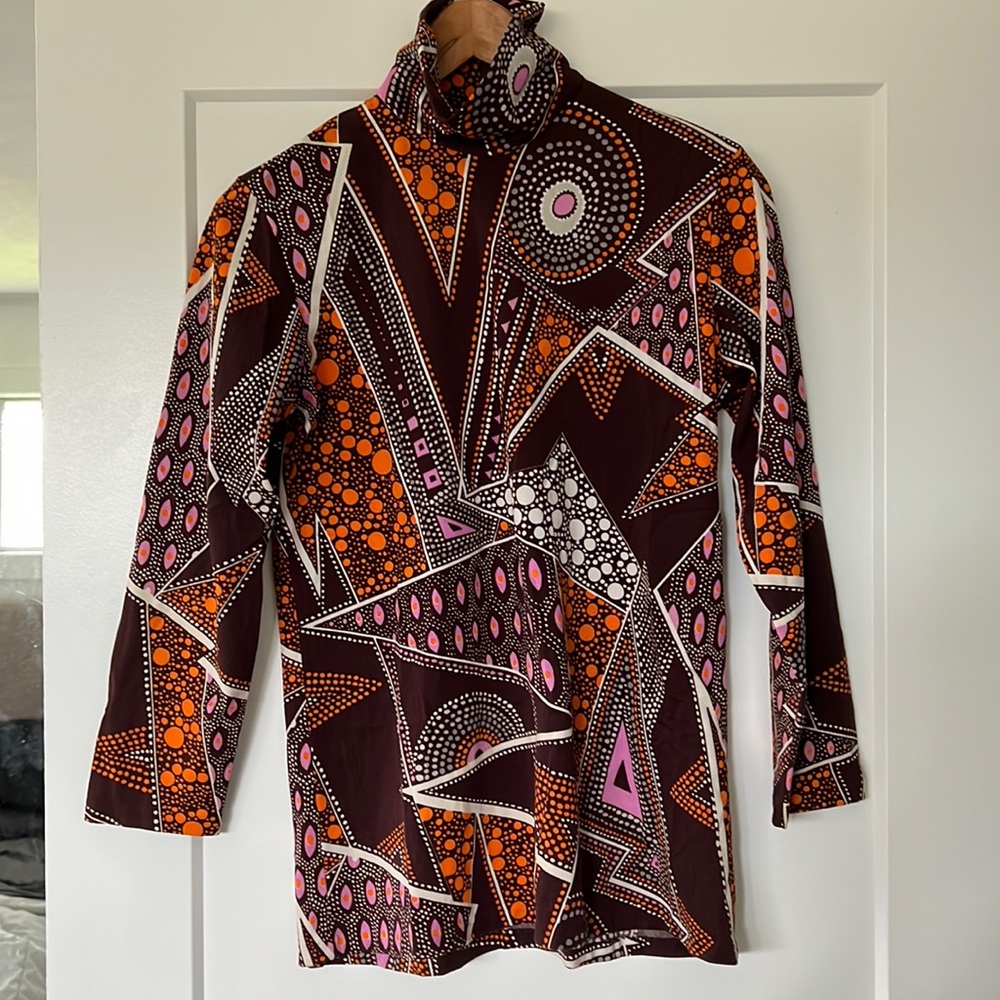 Vintage Alfred Dunner 3/4 sleeve half zip in the back top size 12